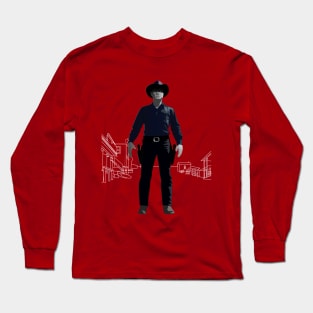 Robot Gunslinger Long Sleeve T-Shirt